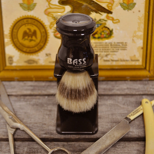 Bass Black Shave Brush