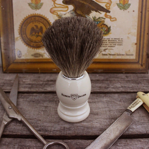 Edwin Jagger Off White Shave Brush