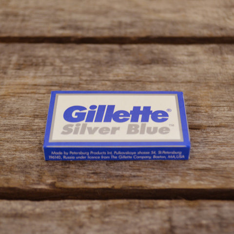 Gillette Silver Blue DE Blades