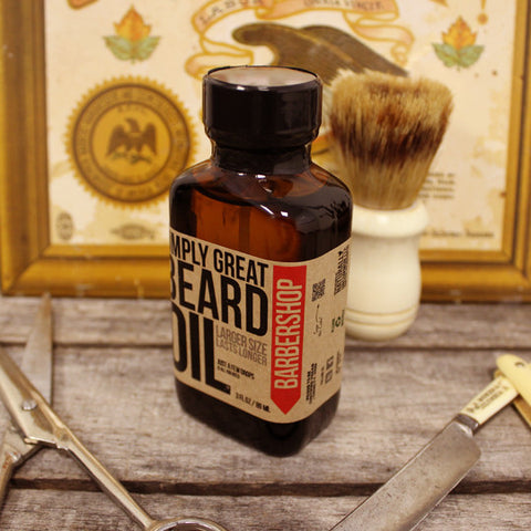 Simply Great Beard Oil Barbershop Scent